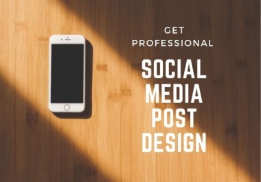 I will make attractive social media posts,  design and banners