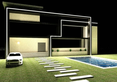 I will make 2d floor plan and 3d exterior architecture rendering in revit