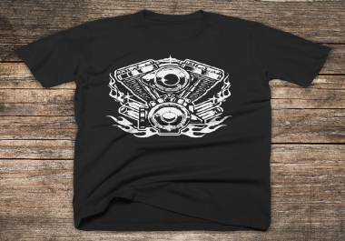 I will do a minimalist gorgeous T-Shirt Design for you