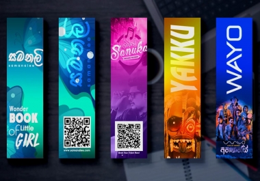 I will create an outstanding printable bookmark design