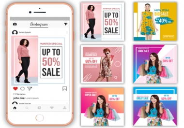I will do creative social media design,  post,  banner ads in 24hrs
