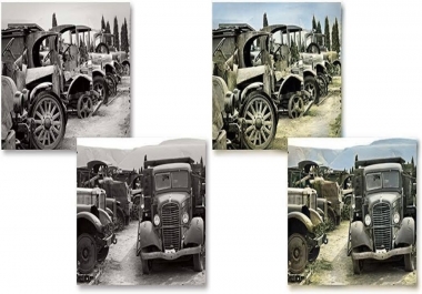 Photo edits,  coloring,  restore