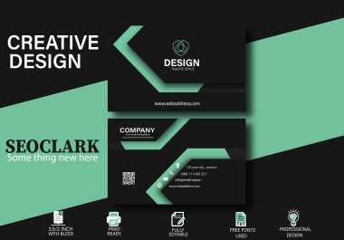I will design professional eye caching business card