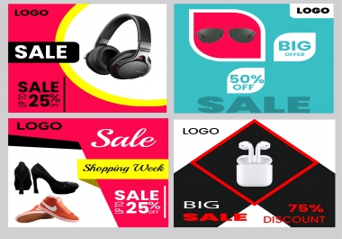 I will design facebook product or service ads banner desing