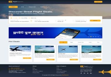 I will build a professional ota portal or travel agency website with API integration