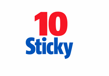 White Hat 10 Sticky Backlinks - Safe & Permanent SEO Boost
