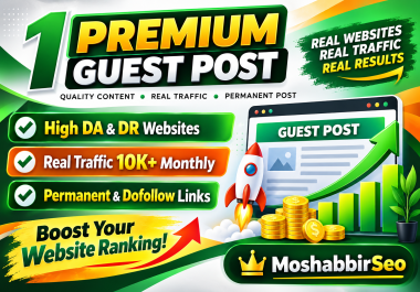 I Will Publish Guest Post on DA DR Website with 10K+ Monthly Traffic