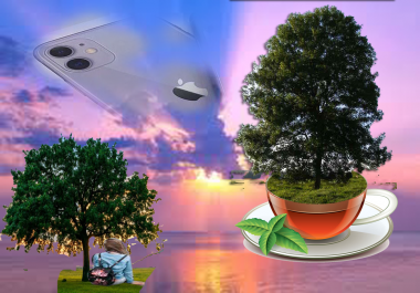 I will do manipulation using Photoshop