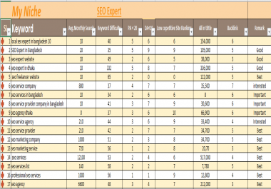 I will best SEO keyword research to rank your site fast
