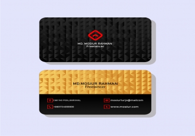 Business card design for you. Professonal business card design.