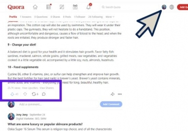 Provide Niche Relevant 15 Quora Answer for Organic Traffic