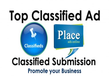 PayPal Accepted- Promote on 100+ High DA/PA classified Ads Posting on Trageted Location