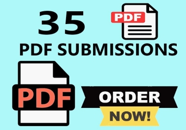 Paypal Accepted- I will build 35 PDF submission Backlinks for Google High Ranking