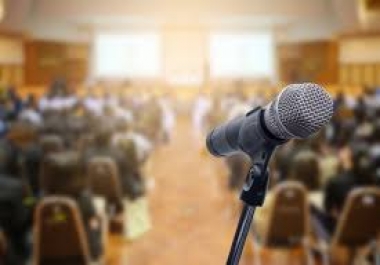 If you need to write a great speech or presentation,  I got you.