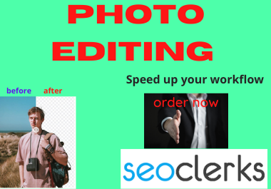 I will do any professional photo shop editing