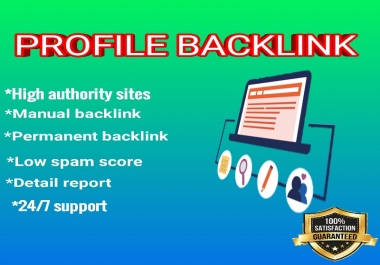 Welcome to My service on High Quality Social Media Profile Creation and Increase your Website Authority.