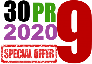 Provide Verified 30 PR9 Authority Links to Rank 1 On Google