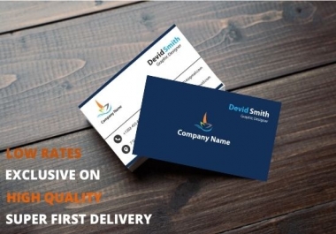 I will design unique and professional business card