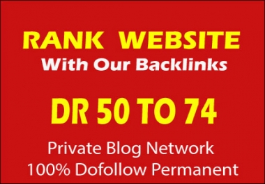 i'll increase Ahref domain rating DR 50 plus guaranteed