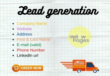 i will b2b 100 lead generation