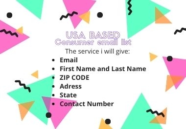 1k concentrated new email list of campaigning