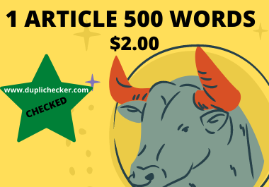 Unique Quality Article 500 Words