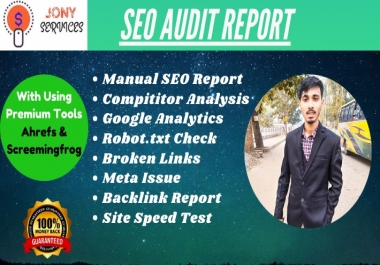 I will provide expert SEO report,  competitor website audit,  analysis and action