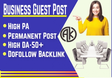 I will do most profitable business guest post