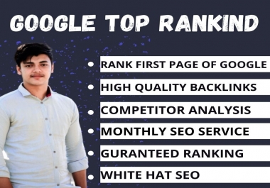 I will do monthly local seo for google 1st page increase traffic