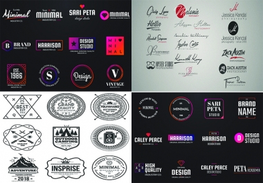 design minimalist and simple logo and graphics