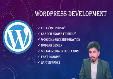 I will do WordPress website design or WordPress customization