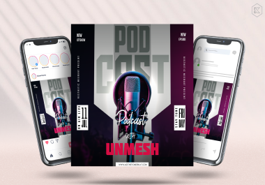 I will do podcast artwork,  podcast cover art,  podcast cover design
