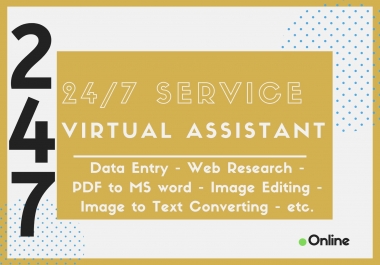 I will be your business or personal virtual assistant for 1 hour