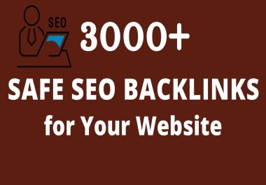 I will create 3000+ authority web 2.0 white hat dofollow SEO backlinks