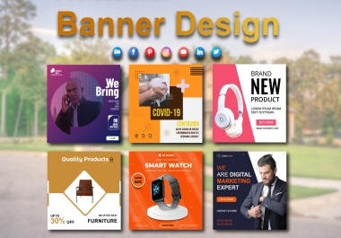 I will do creative social media post,  banner,  ads design