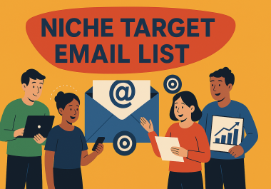 I will provide target city and target niche mail list