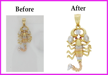 I will do jewelry retouching,  jewelry editing