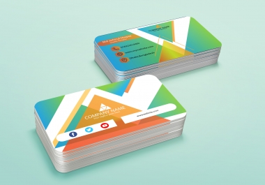 i will provide a creative and professional business card service
