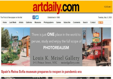 I will publish a guest post on Artdaily. com art niche