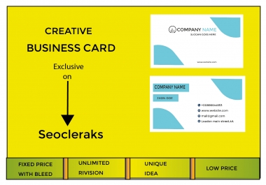 Best Business Card Design and Graphic Design