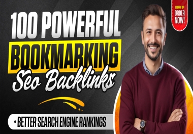 I Will Create 100 SEO Bookmarking Backlinks to Support Your Website SEO