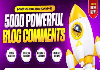 I Will Create 5000 Blog Comment Backlinks for Your Website SEO