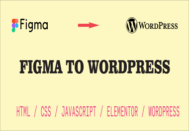 I will convert Figma design to responsive WordPress website with elementor