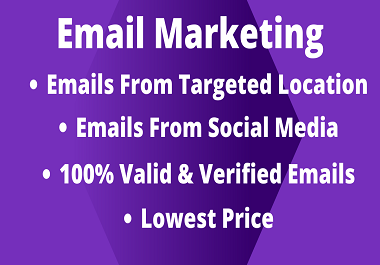 I will provide 500 valid emails