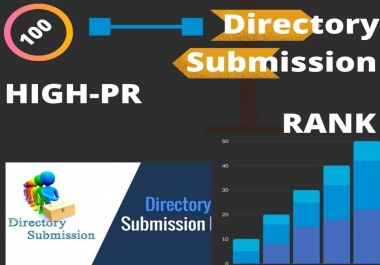 I will provide 100 directory submission backlinks manually