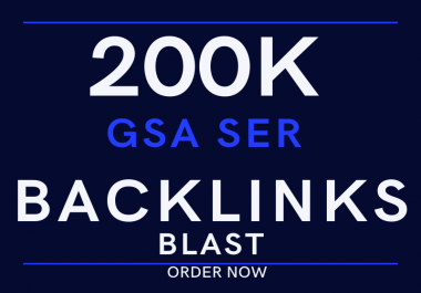 do 200k GSA ser blog comments backlinks blast for offpage SEO ranking