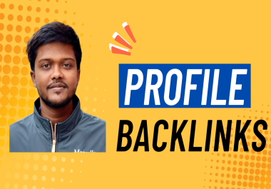 i will do 700 profile backlinks