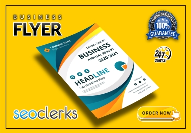 I will design two creative flyer,  poster and brochures for your business