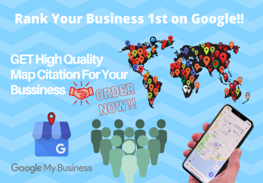 I will create 2000+ google maps citations for GMB and local business ranking