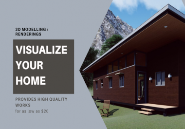 make a 3d model and render it professionally
